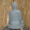  Product image 3 of the product “Seated Buddha made of Riverstone in Bhumisparsha - gesture of touching the earth, approx. 102cm height, natural ”